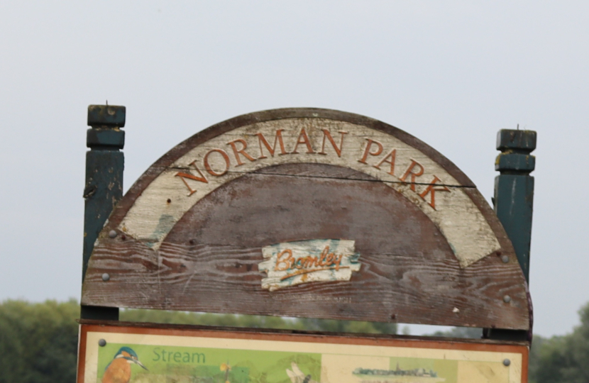 Norman Park Sign