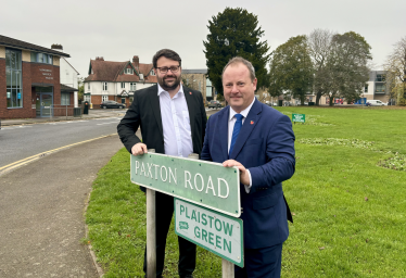 Thomas Turrell and Peter Fortune on Plaistow Green 