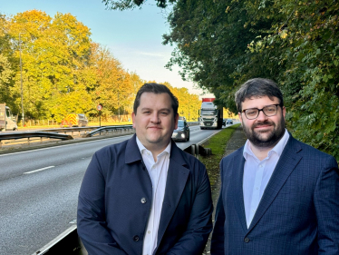 Louie French MP (left) with Thomas Turrell AM (right)