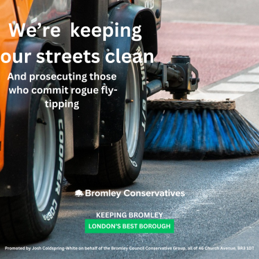 Bromley Conservatives are taking the tough action needed to clamp down on fly-tipping